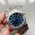 Replica PATEK PHILIPPE Nautilus 5711 40th Anniversary SS PPF 1:1 Best Edition Blue Dial on SS Bracelet A330
