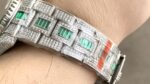 Rolex Submariner Special Edition with diamonds – Green iridescent diamonds – All diamonds – 40 mm(1:1 replica) - Image 8