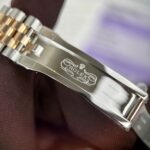 Rolex Replica 1:1 Watch DateJust Women s Genuine Gold Wrapped Brown Dial GM Factory 31mm - Image 7