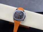 Fake Patek Philippe Replica Watch Aquanaut Chronograph Stainless Steel Black Dial 5968A-001 GRF(1:1 replica) - Image 4