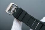 Replica Richard Mille RM038 SS Black Inner Bezel Skeleton Dial Black Rubber Strap Jap Quartz - Image 7