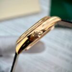 Rolex Cellini Date 50515 Gold Wrapped Replica Watch Leather Strap 39mm - Image 4