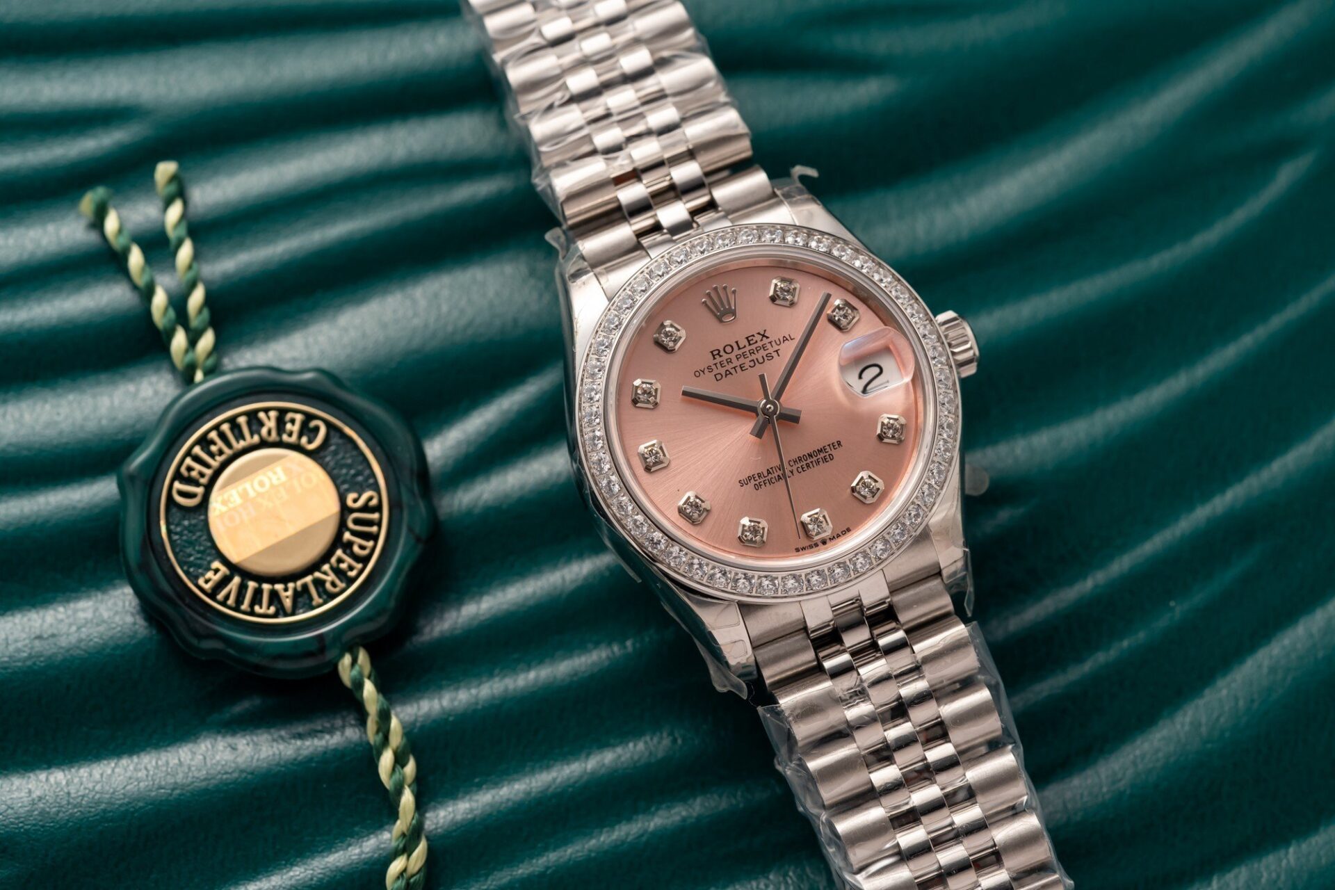 8F30F066-0C4E-45EB-7236-03212F23489E.jpg Rolex Clone Watch DateJust 278273 Pink Dial Jubilee Strap 31mm - Image 1