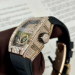 Richard Mille RM51-02 Rose Gold Baguette Replica Watch 40MM - Image 5