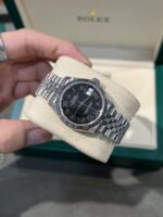Rolex Replica Watch DateJust Womens Black Dial 31mm - Image 2