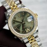 Rolex DateJust Women s Replica 1:1 Watch With Stone Bezel 31mm - Image 3