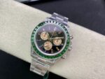 Rolex Daytona-Modified green diamond-white gold color(1:1 replica) - Image 2