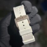 Richard Mille Replica 1:1 Watch RM011 With Full Diamond Rubber Strap 44mm - Image 7