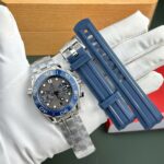 Omega Seamaster Diver 300M Chronograph Replica Watches Dial Gray N1 Factory 44mm
