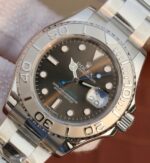 Replica Rolex Yacht-Master 116622 EW Gray Dial SS Bracelet A3135 - Image 2