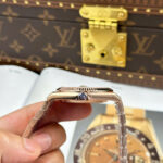 Rolex Land-Dweller 127235 Rose Gold Honeycomb Motif Dial Luxury Fake Watches 40mm - Image 10