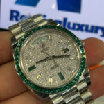 Rolex Day-Date Replica Watches Custom Diamonds Moissanite Weight 200 Grams 40mm - Image 9