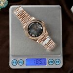 Rolex Clone Watch Day-Date Dial Gray Ombre 185 Grams QF Factory 40mm - Image 2
