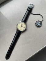 Replica PATEK PHILIPPE Calatrava ZF 5298p Date off White Dial SS bezel ZF factory - Image 4
