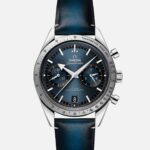 Speedmaster ’57 Co-Axial Master Chronometer 40.5mm Blue Dial On Strap(1:1 replica)