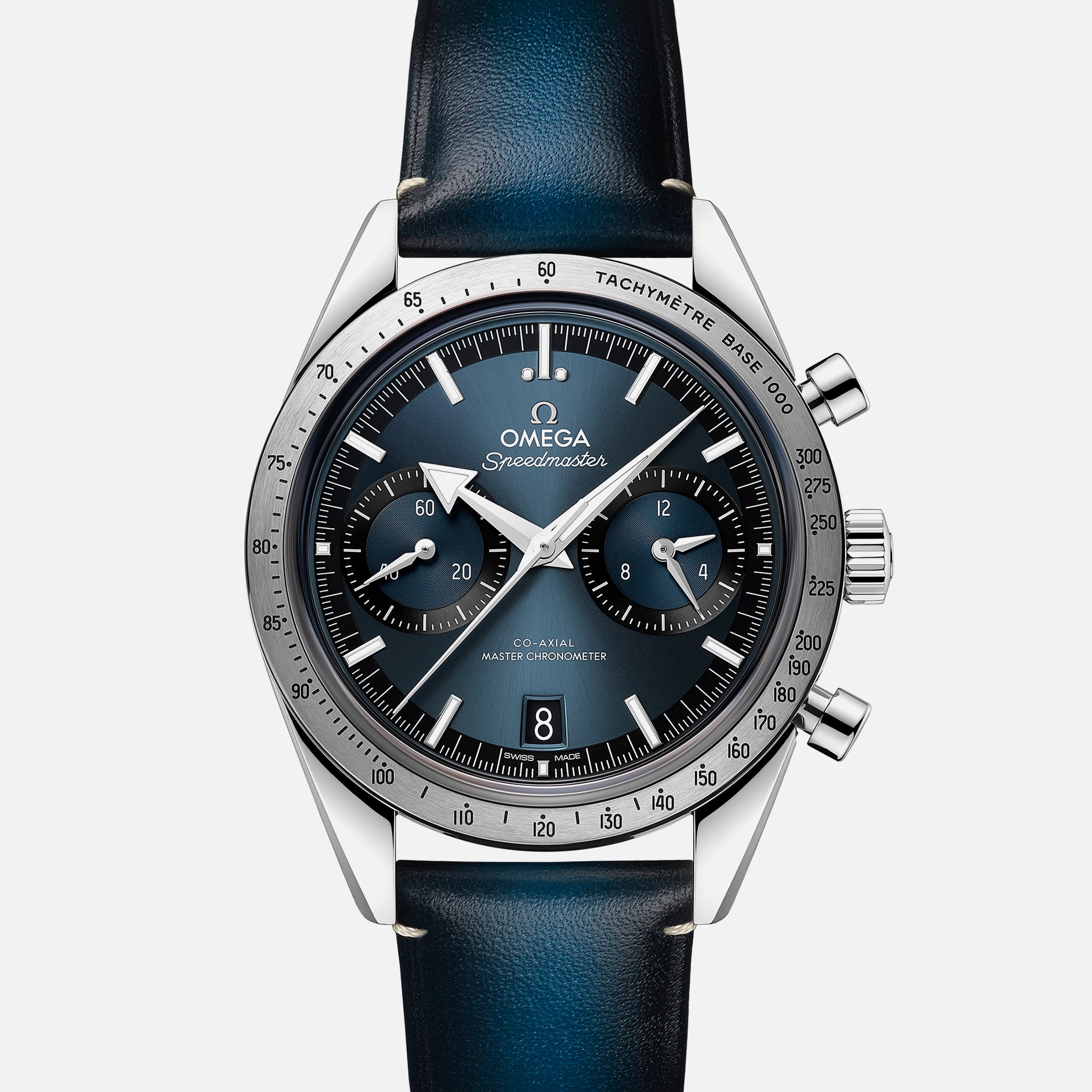 913C7017-7B06-ECB5-B181-D5857C6134BB.jpg Speedmaster ’57 Co-Axial Master Chronometer 40.5mm Blue Dial On Strap(1:1 replica) - Image 1