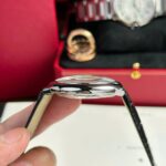 Cartier Ballon Bleu Replica Watch Dial White Leather Strap AF Factory 42mm - Image 11