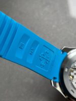 Replica PATEK PHILIPPE Aquanaut 5168G 42mm SS 3KF 1:1 Best Edition Black Dial on Light Blue Rubber Strap A324 V2 - Image 9