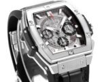 Hublot SPIRIT OF BIG BANG Chronograph, 45 mm Textured rubber strap(1:1 replica) - Image 4