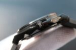 Replica Hublot Classic Fusion Tourbillon 45mm TF PVD Purple Skeleton Dial Black Gummy Strap A23J - Image 3