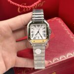 Cartier Replica 11 Watch Santos de Cartier W2SA0009 Demi Gold BV Factory 39.8mm - Image 2