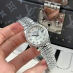 Rolex DateJust Fake Watch Women Dial MOP Bezel Diamonds CZ THB Factory 31mm - Image 3