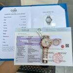 Rolex Replica 11 Watch GMT Master II Gold Wrapped Moissanite Diamond Sapphire 40mm