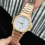 Patek Philippe Nautilus 7118 Replica 1:1 Watch Rose Gold 3K Factory 35.2mm