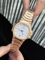 Patek Philippe Nautilus 7118 Replica 1:1 Watch Rose Gold 3K Factory 35.2mm