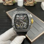 Best Richard Mille RM 11-03 Replica Watch For Men ?C Swiss Movement, Skeleton Dial, Carbon Fiber Case - Image 2