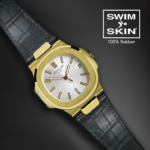Patek Philippe – Rubber B strap for Nautilus 5711 WG / RG / YG – SwimSkin(1:1 replica) - Image 7
