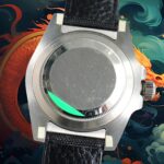 ROLEX Year of the Dragon Auspicious ?? ?? Submariner Carbon Fiber Bezel – Velcro Strap – Black(1:1 replica) - Image 9