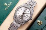 Rolex Datejust 126334 Best Replica Watch With Full Diamond Moissanite 41mm - Image 3