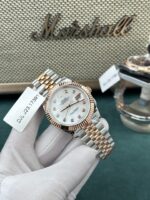 Rolex Replica 11 Watch DateJust Rose Gold Wrapped Mother-of-Pearl Dial GM Factory 36mm - Image 3