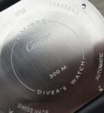 Replica Cartier JJF Calibre De Cartier Diver SS Black Dial RG Bezel Black Rubber Strap A23J - Image 12