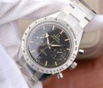 Replica Omega OMF Speedmaster 57 Co-Axial Black Dial Brown Markers SS Bracelet A9300 - Image 2