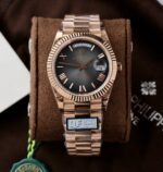 Rolex Clone Watch Day-Date Dial Gray Ombre 185 Grams QF Factory 40mm - Image 3