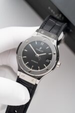Hublot Classic Fusion Titanium Black Replica Watch  JJF Factory 38mm - Image 4
