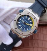Replica Audemars Piguet JF Royal Oak Offshore Diver 2017 Blue 15710 Rubber Strap A3120 - Image 3