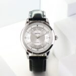 Omega Seamaster Mechanical Watch 40mm Italian imported calfskin black leather(1:1 replica) - Image 2
