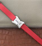Replica Cartier High Jewelry Watches WJ306014 White Dial Red Fabric Strap - Image 8