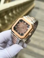 Patek Philippe Cubitus 5821 Demi Rose Gold Replica 11 Watch Dial Square Chocolate 45mm - Image 5