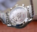 Replica Omega OMF De Ville Chronograph 42mm Black Dial SS Bracelet A9300 - Image 8