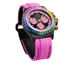 ROLEX Diw Daytona carbon rainbow pink 40mm carbon(1:1 replica) - Image 3