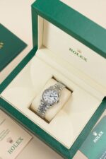 Rolex DateJust Lady Fake Watch Dial Mother Of Pearl Jubilee Strap 31mm - Image 3