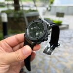Hublot Knock Off Watches Big Bang 20th Anniversary Chronograph Ceramic All Black BBA Factory 43mm - Image 7