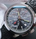 Replica IWC Ingenieur Chrono IW380702 Gray Dial Leather Strap - Image 2
