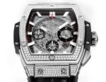 Hublot SPIRIT OF BIG BANG Chronograph, 45 mm Textured rubber strap(1:1 replica) - Image 3