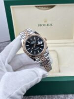 Rolex Replica Watch DateJust 126331 Demi Rose Gold Black Dial Clean Factory 41mm - Image 2