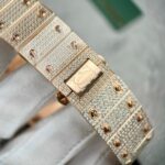 Cartier Santos Men s Full Diamond Replica Watch Highest Quality 39.8mm - Image 9